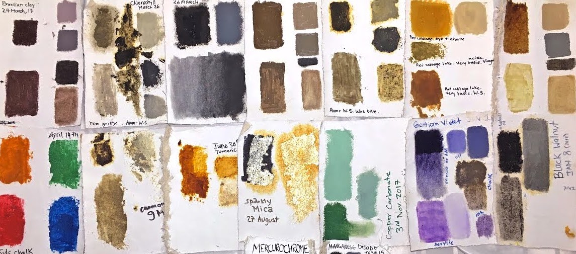 homemade pigments after 5 years